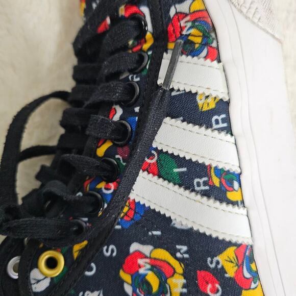 Adidas US8 Rich Mnisix Nizza Platform Mid Artsy Roses FunkyArt to‎ wear Standout - Picture 10 of 16